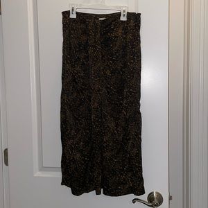 & other stories midi skirt with ruching